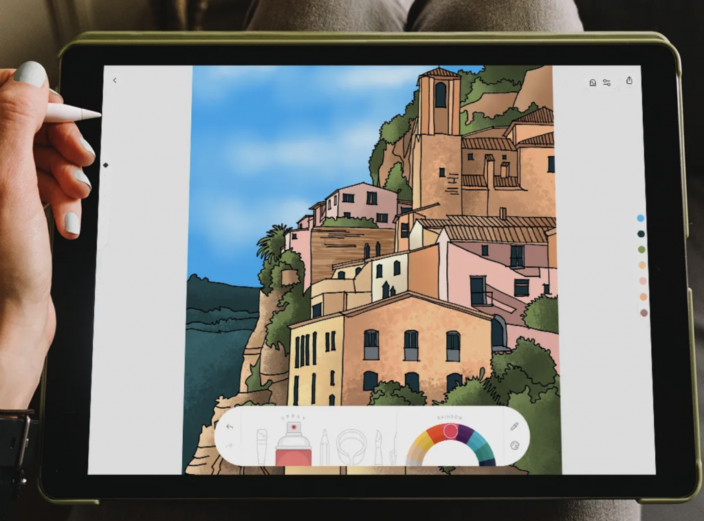 One of My Favorite Ways to Relax, the Lake Coloring App, Adds Great New Features post thumbnail image